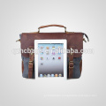 Canvas Leather Messenger Bag Shoulder Laptop School Bag